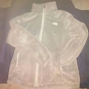 Large grey north face jacket